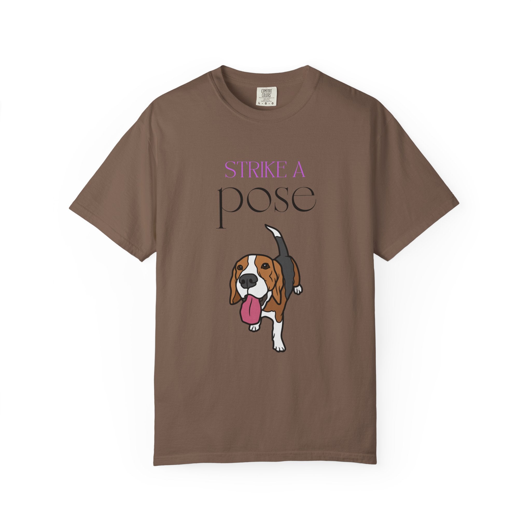 Strike a Pose Beagle T-Shirt | Cute Dog Graphic Tee