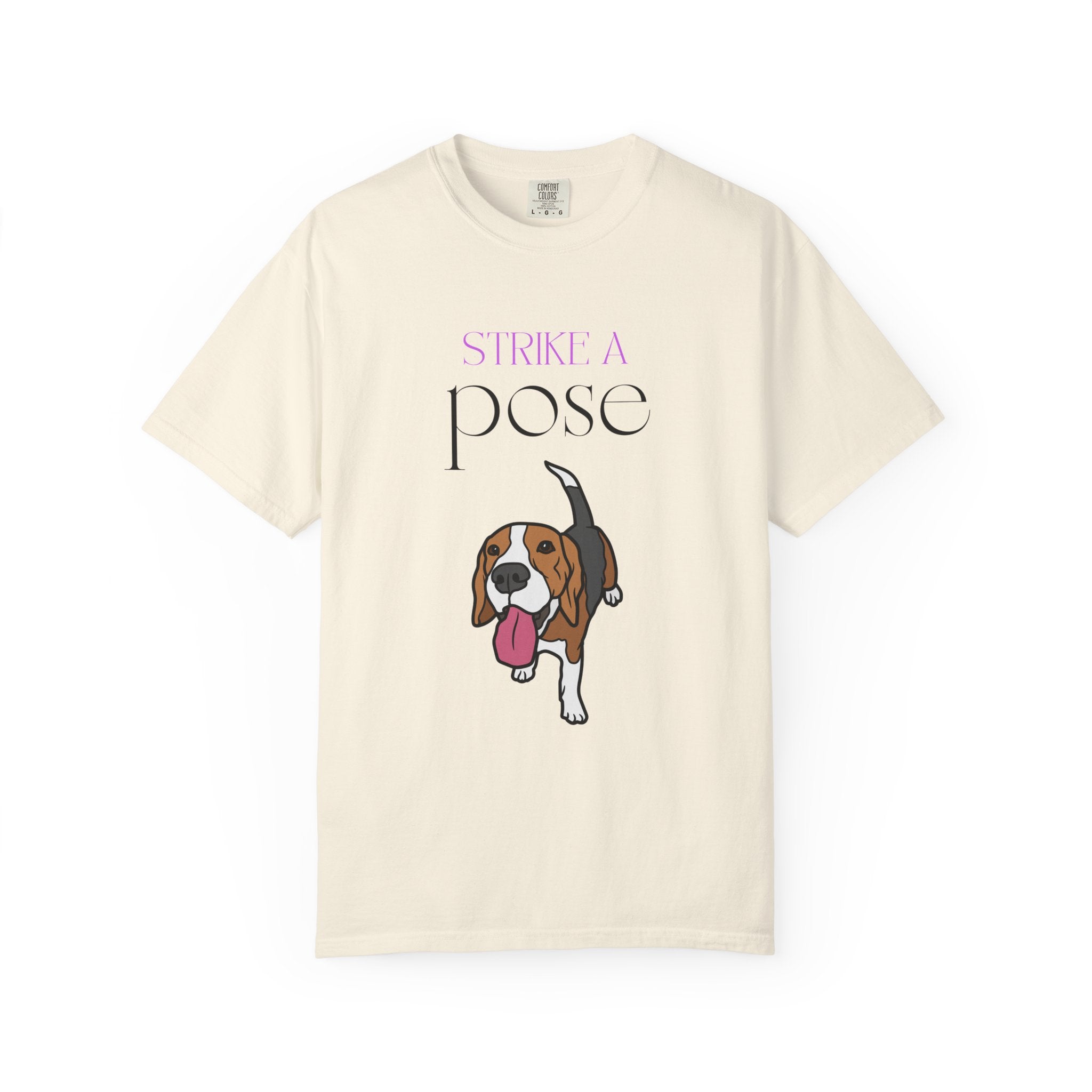 Strike a Pose Beagle T-Shirt | Cute Dog Graphic Tee
