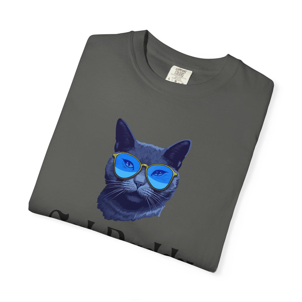 Cat Daddy Graphic T-Shirt | Cat Face with Sunglasses Retro Tee