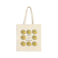 Give Me Lemons tote bag | lemon pattern canvas tote