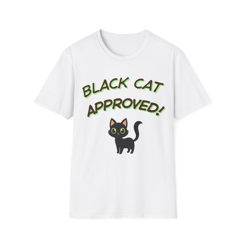 Black Cat Approved! T-Shirt | Cute Black Cat Graphic