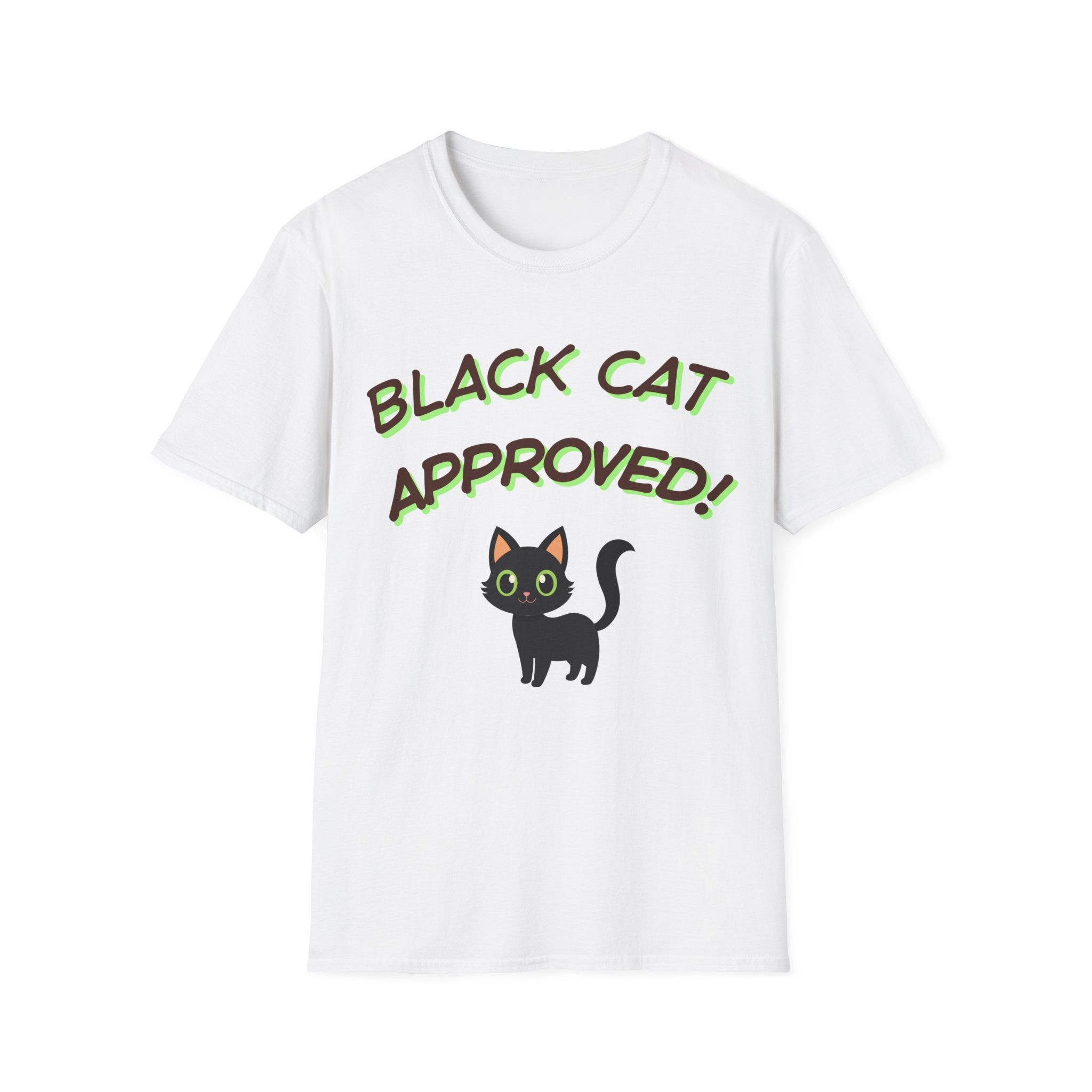 Black Cat Approved! T-Shirt | Cute Black Cat Graphic