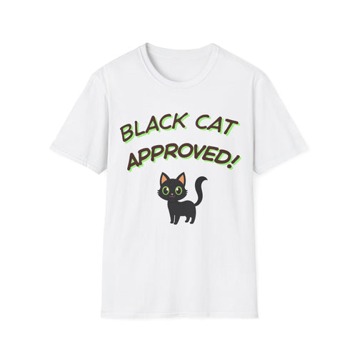 Black Cat Approved! T-Shirt | Cute Black Cat Graphic
