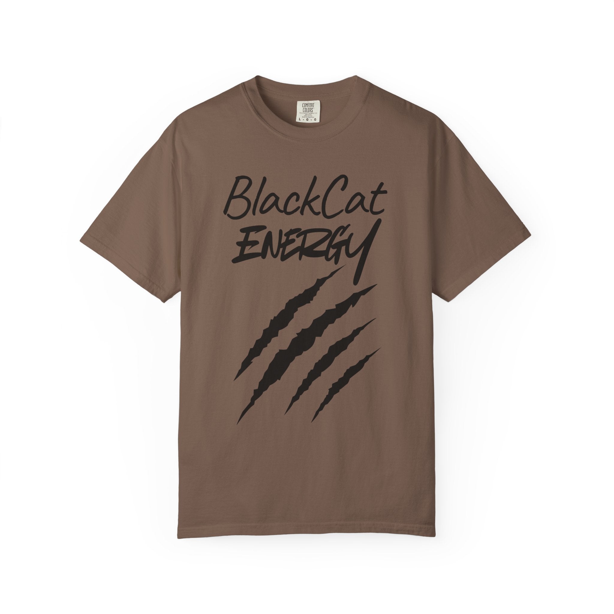 Black Cat Energy T-Shirt | Witchy Cat Lover Graphic Tee