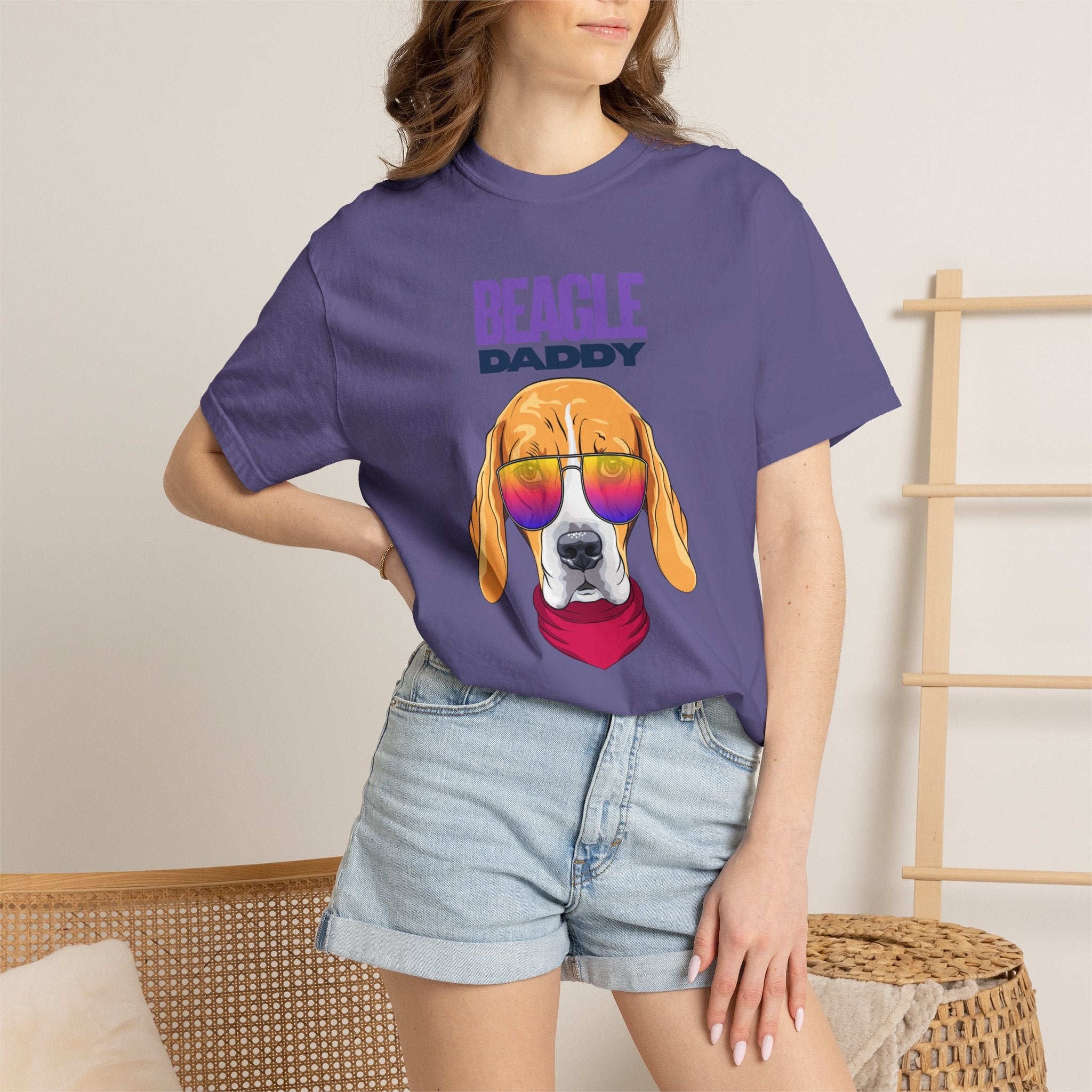 Beagle Daddy T-Shirt | Dog Dad Graphic Tee