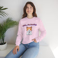 Reading Cat Crewneck Sweatshirt — "Shhh... I'm Reading" Cozy Graphic Pullover