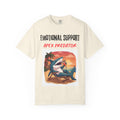 Emotional Support Apex Predator T-Shirt | Shark Beach Sunset Graphic Tee