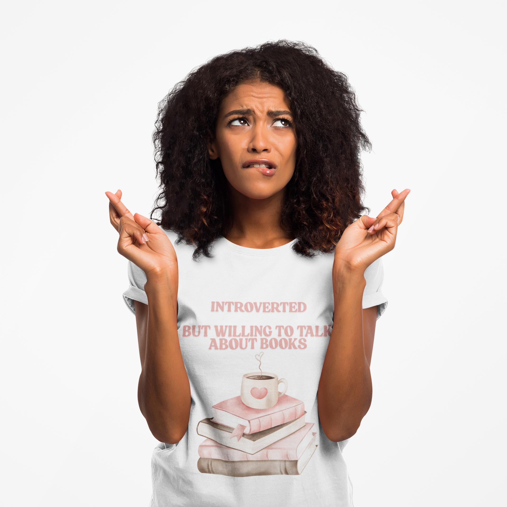 Introverted But Willing to Talk About Books T-Shirt | Book Lover Gift Tee