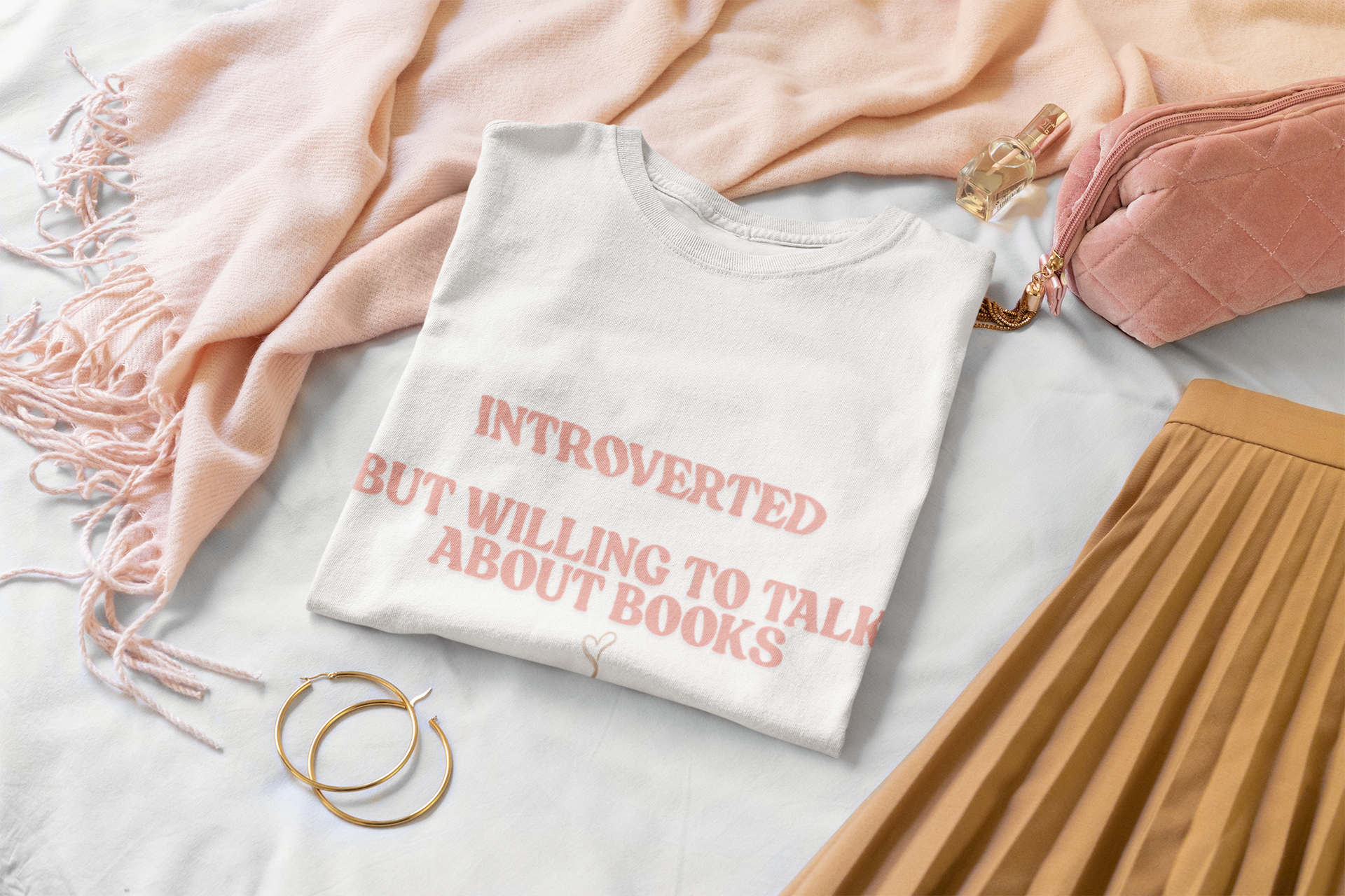Introverted But Willing to Talk About Books T-Shirt | Book Lover Gift Tee