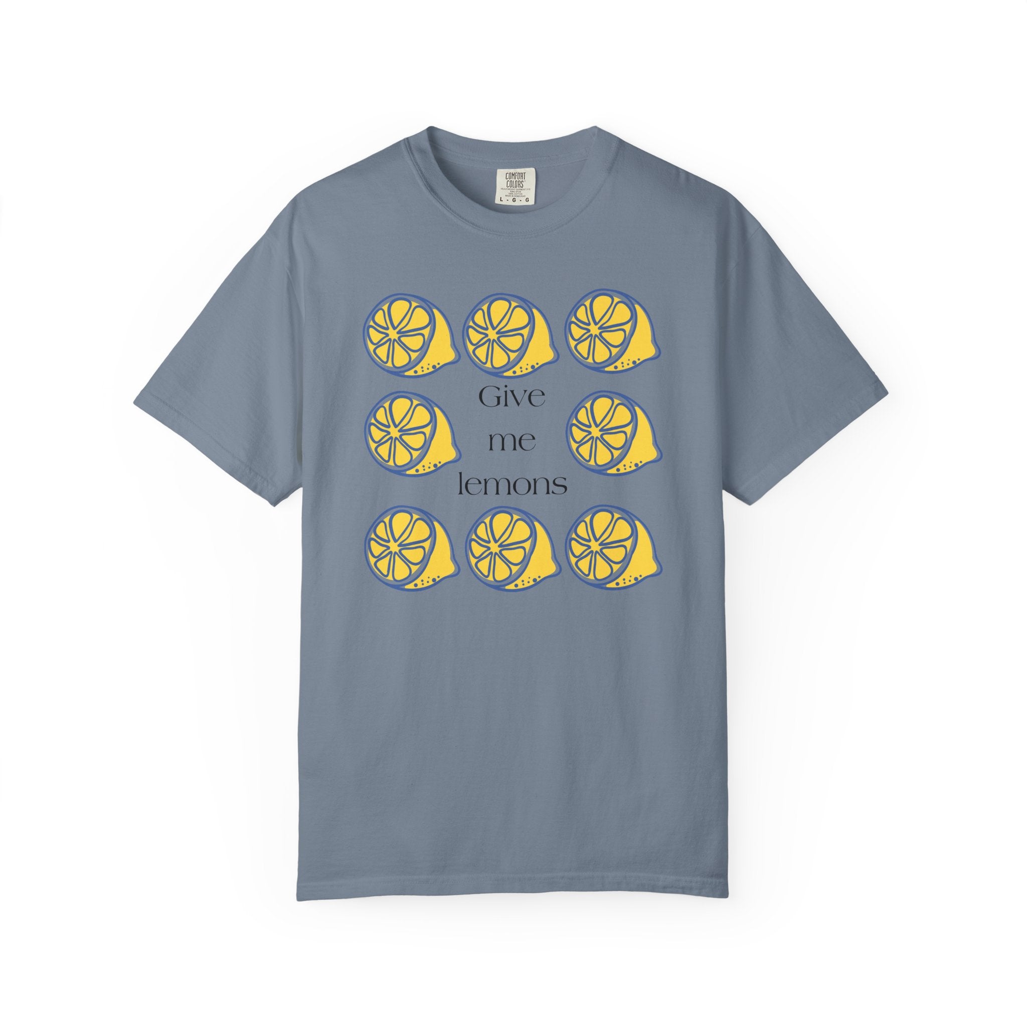 Give Me Lemons T-Shirt | Lemon Slice Graphic Tee, Citrus Floral Design
