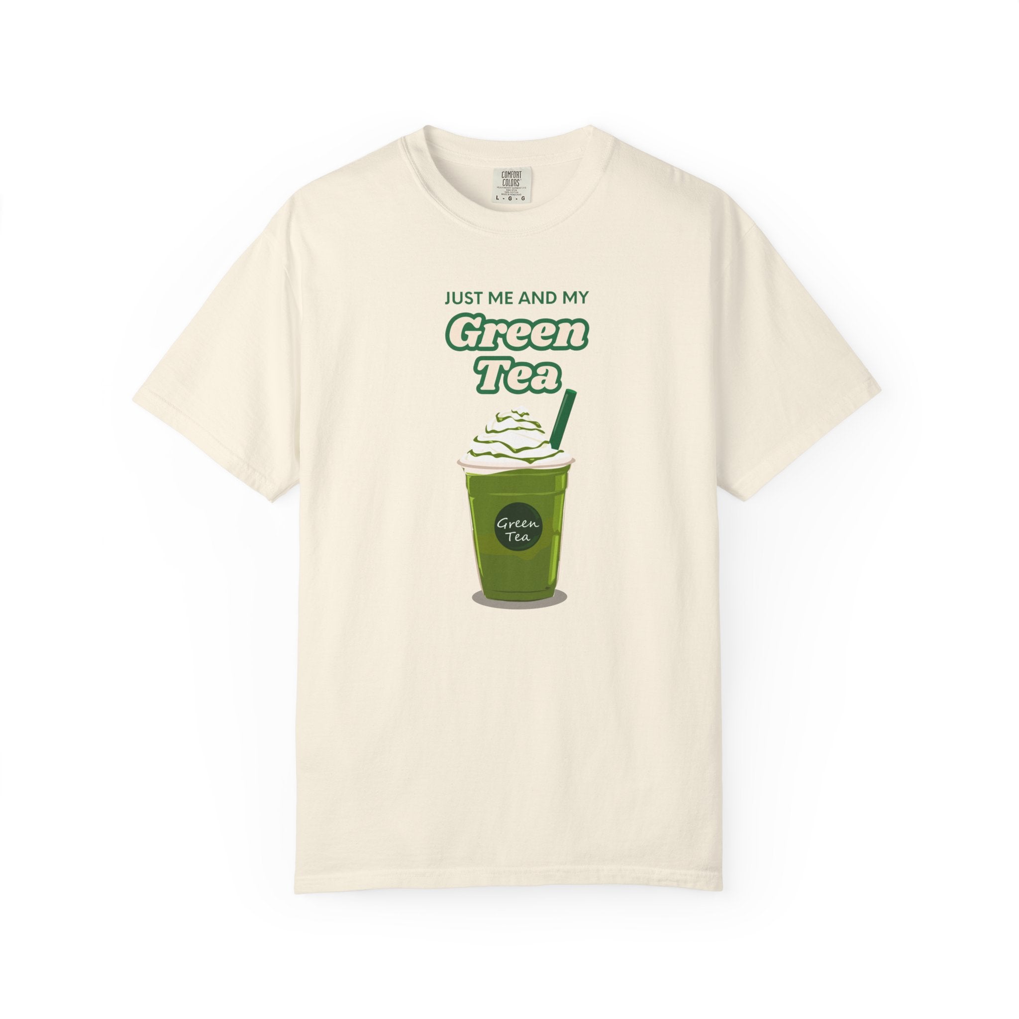 Just Me and My Green Tea T-Shirt | Matcha Drink Graphic Tee