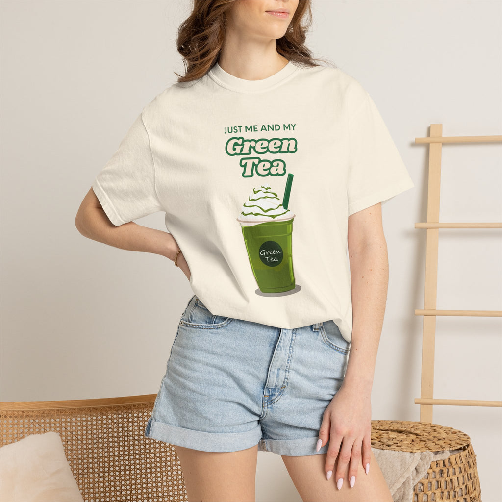 Just Me and My Green Tea T-Shirt | Matcha Drink Graphic Tee