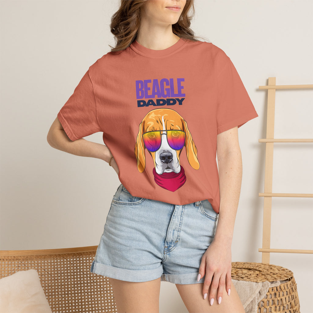 Beagle Daddy T-Shirt | Dog Dad Graphic Tee