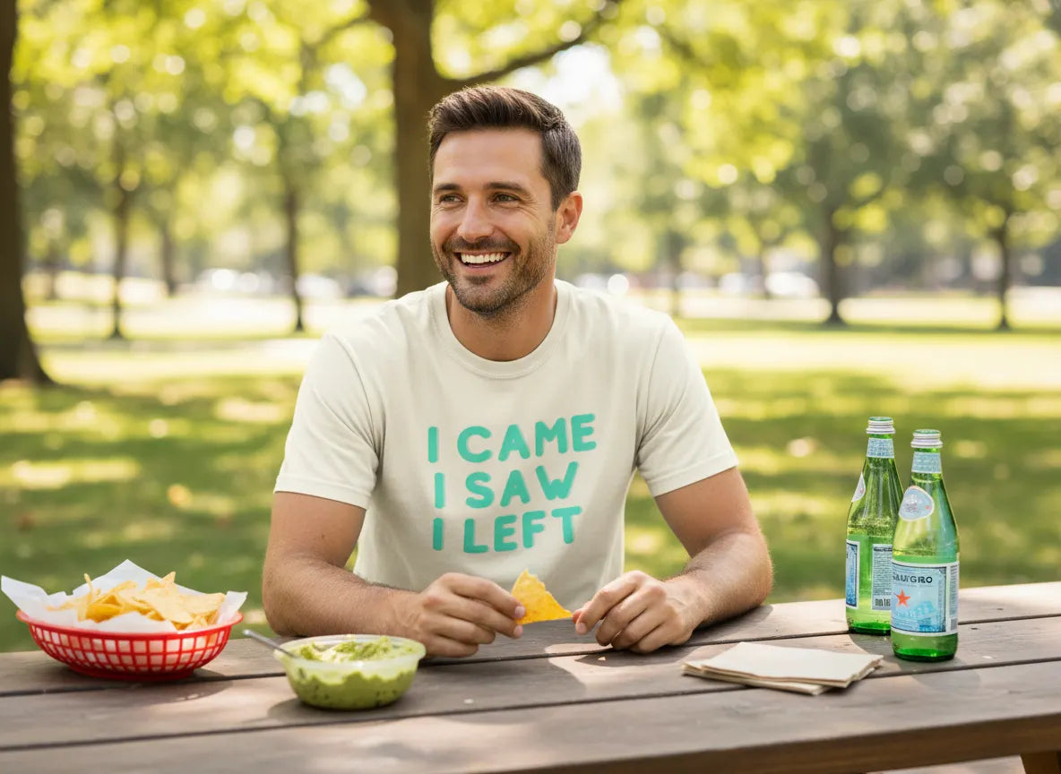 I Came I Saw I Left T-shirt | Funny Statement Tee