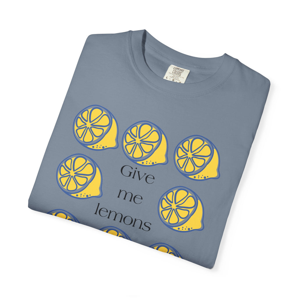 Give Me Lemons T-Shirt | Lemon Slice Graphic Tee, Citrus Floral Design