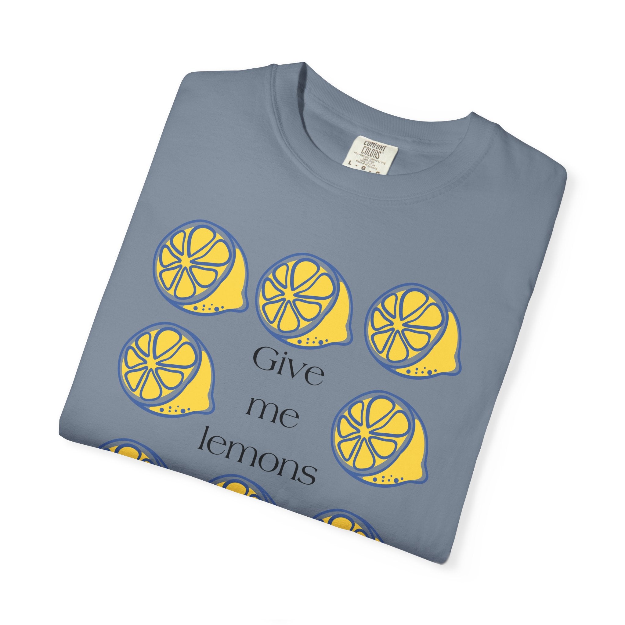 Give Me Lemons T-Shirt | Lemon Slice Graphic Tee, Citrus Floral Design