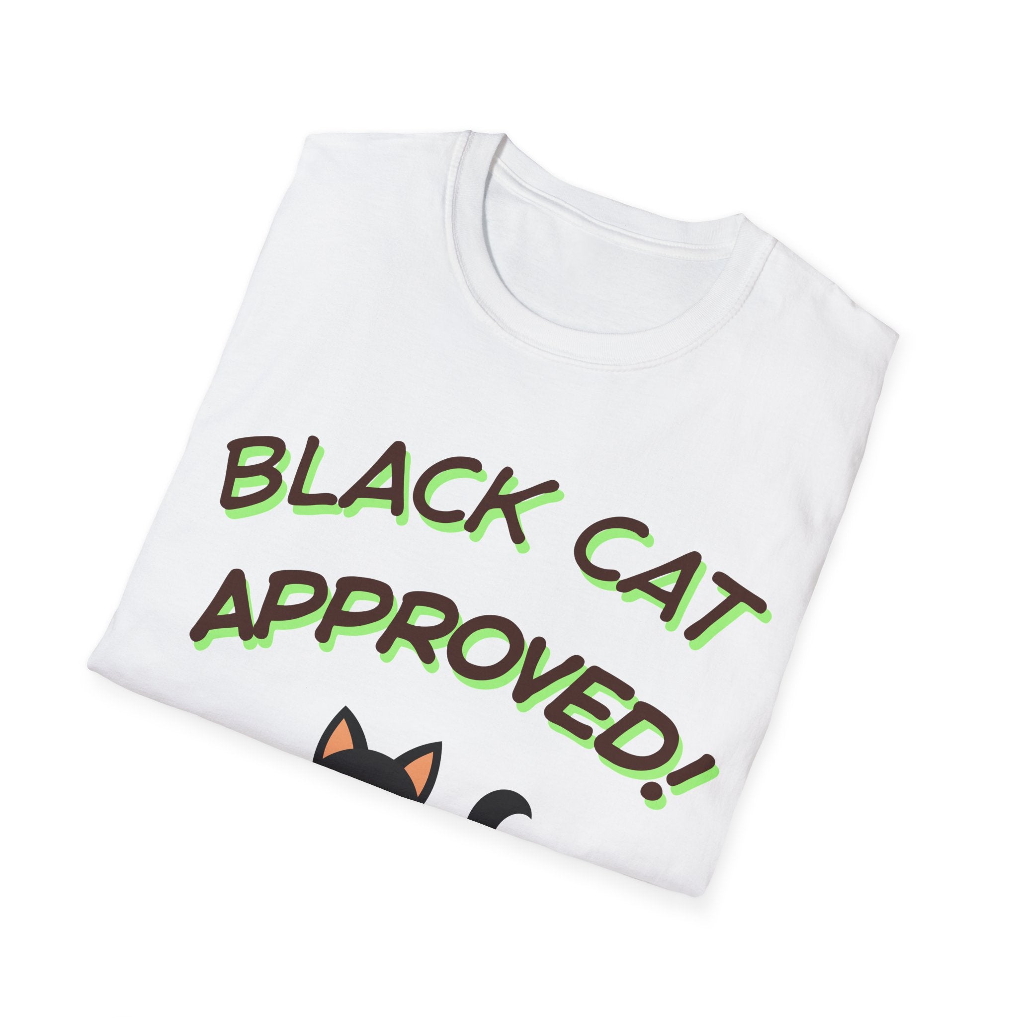 Black Cat Approved! T-Shirt | Cute Black Cat Graphic