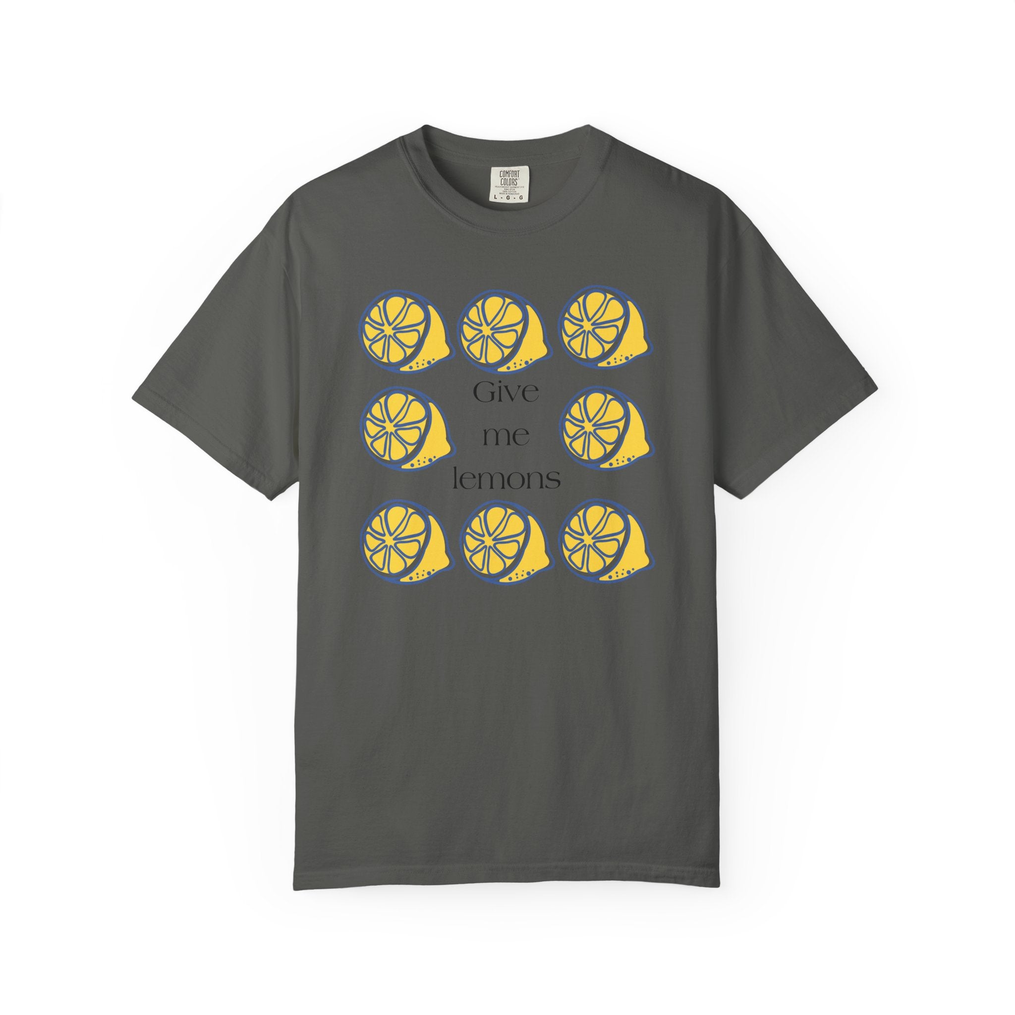 Give Me Lemons T-Shirt | Lemon Slice Graphic Tee, Citrus Floral Design