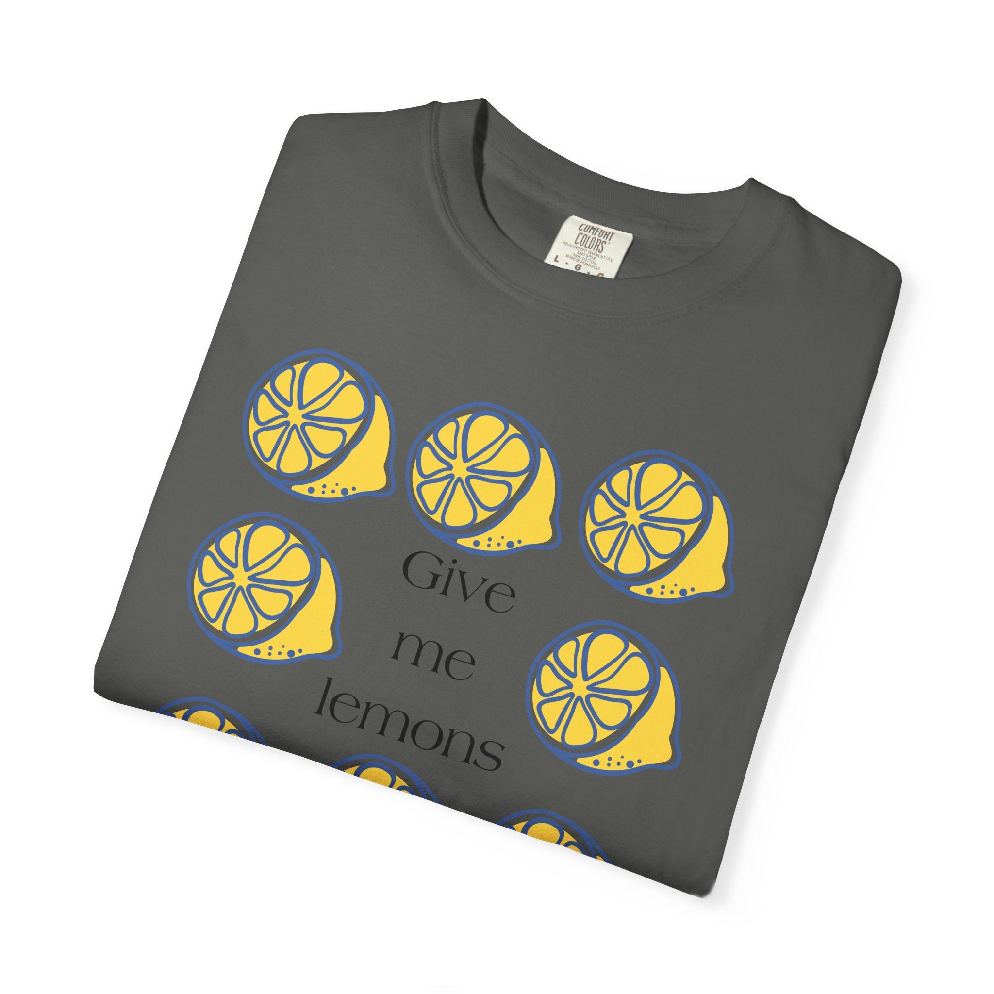 Give Me Lemons T-Shirt | Lemon Slice Graphic Tee, Citrus Floral Design