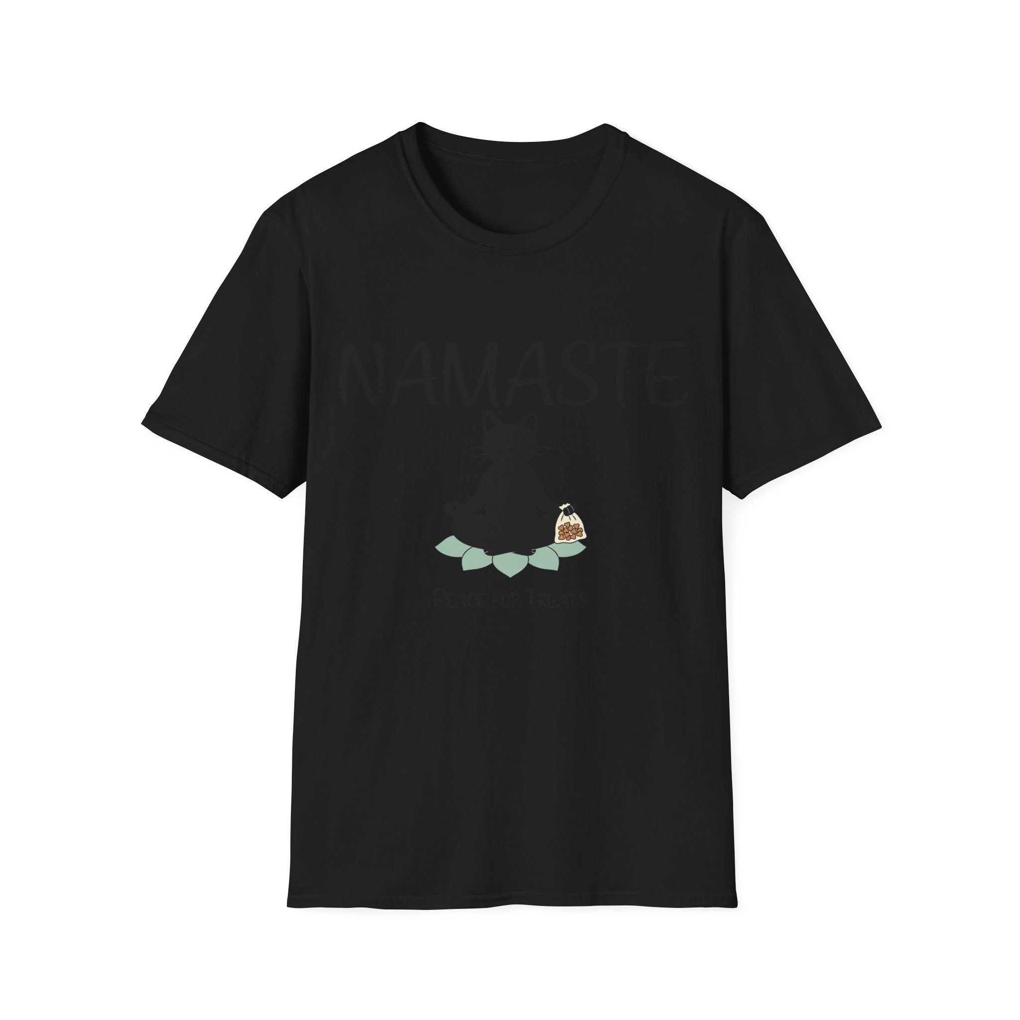Namaste Cat T-Shirt | Funny Yoga Cat Lover Gift Tee for Yogis & Cat Parents