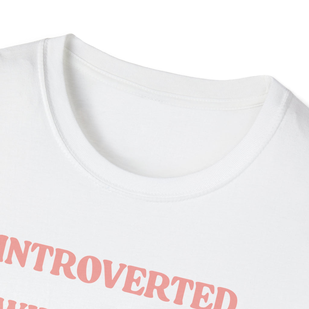 Introverted But Willing to Talk About Books T-Shirt | Book Lover Gift Tee