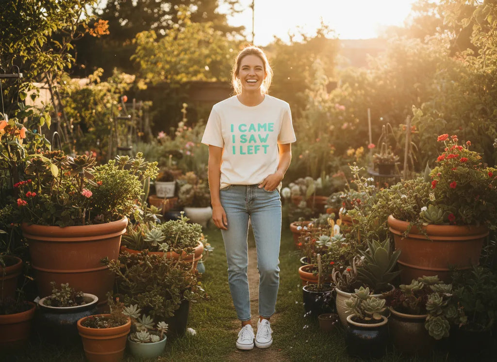 I Came I Saw I Left T-shirt | Funny Statement Tee